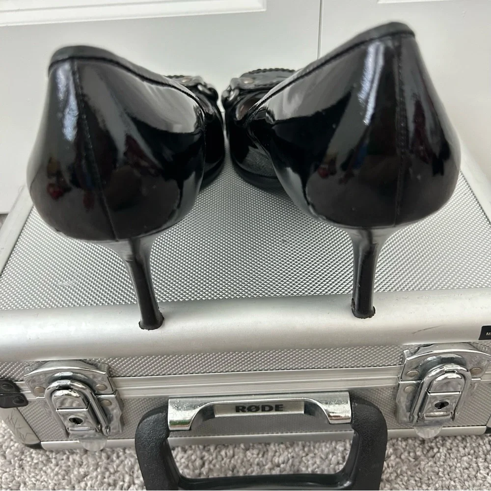 Coach Black Patent Leather‎ Heels